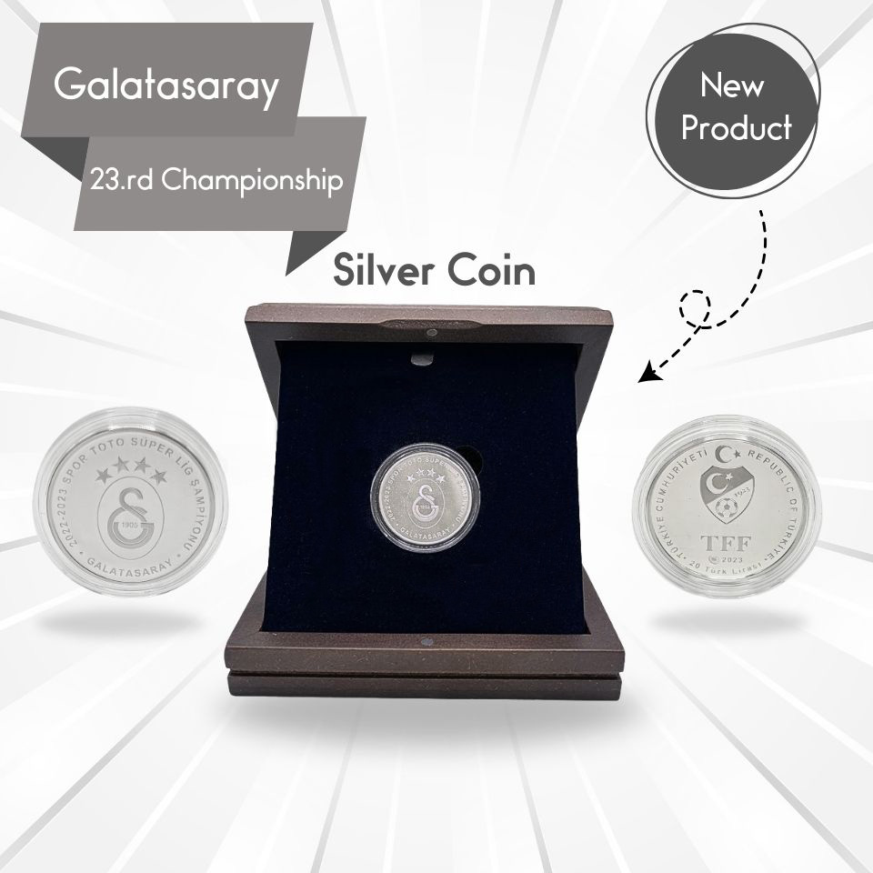 AgaKulche Galatasaray 23rd Championship Silver Coin