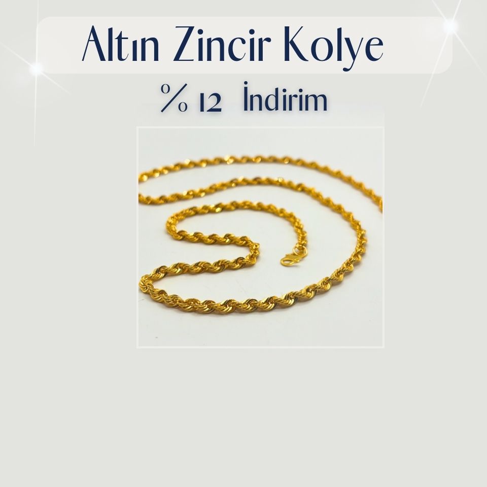 Altın Zincir Kolye