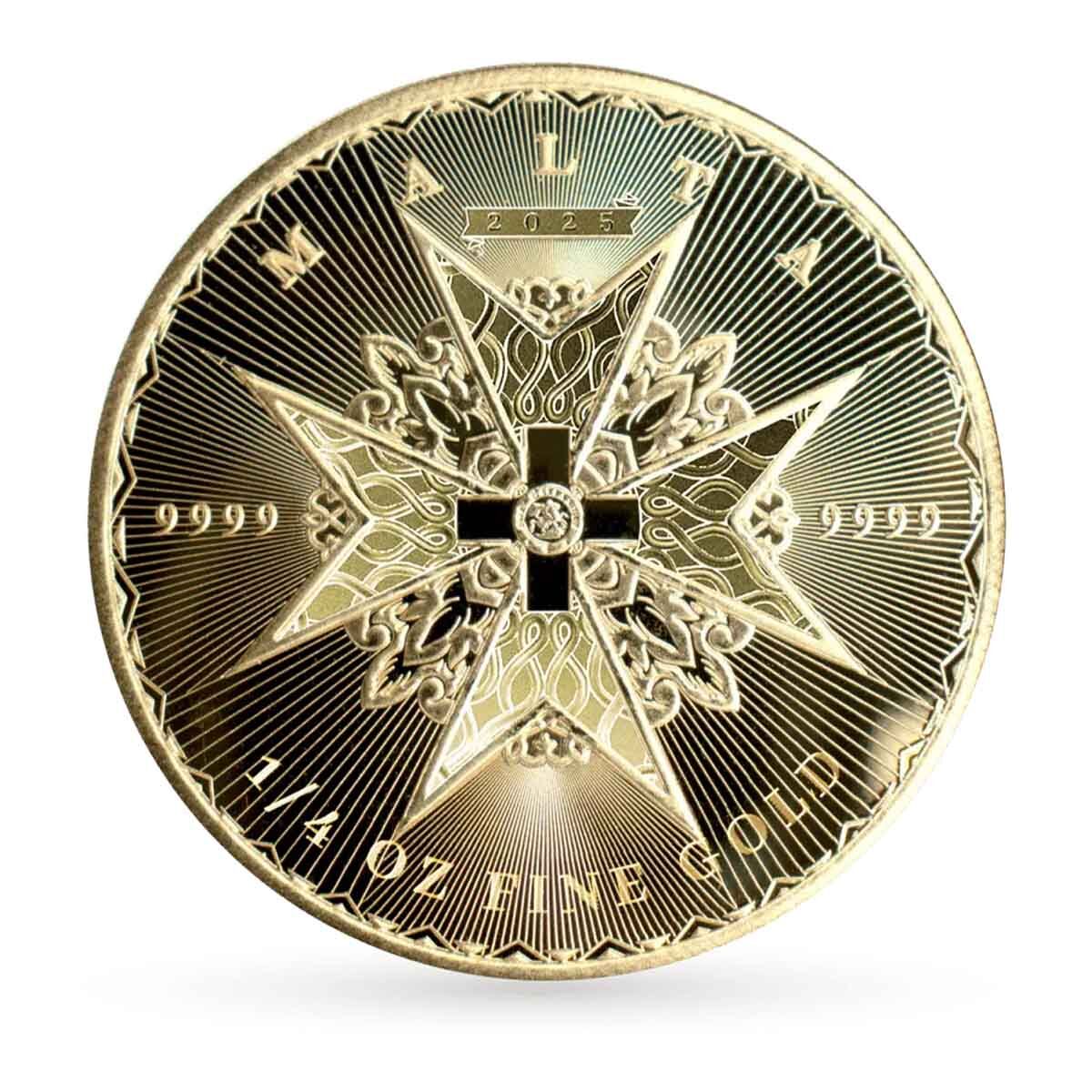 AgaKulche Maltese Cross 1/4 Ounce Gold Coin