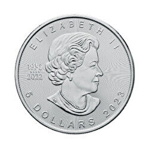 AgaKulche Maple Leaf 2023 1 Ons Gümüş Sikke Coin