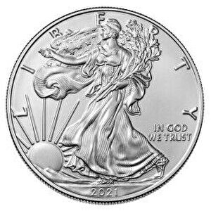 AgaKulche 1 Ons 31.10 gr American Eagle Gümüş 2021 Sikke Coin