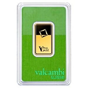 AgaKulche Valcambi 20 gr Green 999.9 24 Ayar Külçe Altın