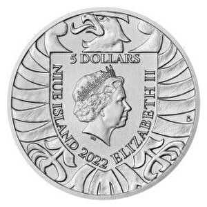 AgaKulche 2 Oz Bullion Czech Lion 2022 Gümüş Sikke Coin