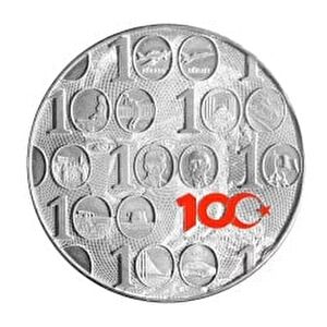 AgaKulche Türkiye Yüzyılı 2023 150 gr Gümüş Sikke Coin