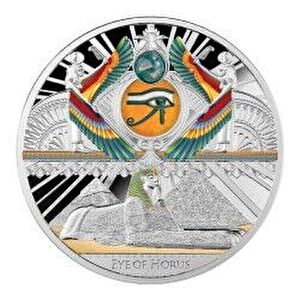 AgaKulche Eye Of Horus 2022 1 Ons 31.10 Gram Gümüş Sikke Coin