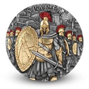 AgaKulche Sparta 2 Ons Gümüş Sikke Coin