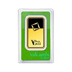 AgaKulche  Valcambi Green 50 gr Gold 999.9 24 Ayar Külçe Altın