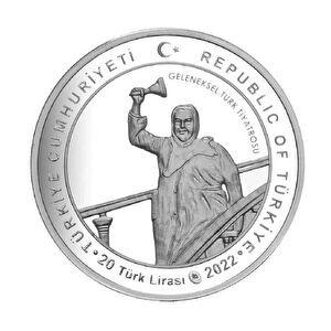 Adile Naşit Silver Commemorative Coin 925