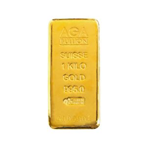 AgaKulche AgaBullion 1 kg 24 Ayar 995 Külçe Altın