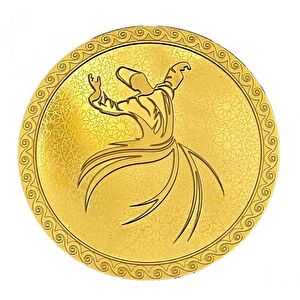 AgaKulche 1 Ons 24 Ayar Mevlana 2024 Altın Sikke Coin