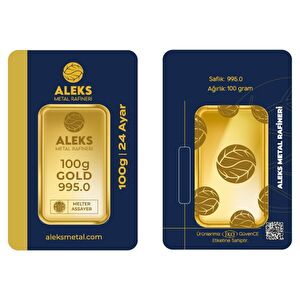AgaKulche 100 gr 24 Karat AMR Gold Bar with 45 Days Delivery