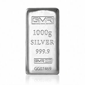 AgaKulche 1000 Gram 999.9 Ayar GMR Külçe Gümüş