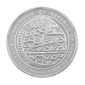 AgaKulche 2. Osman Osmanlı G&uuml;m&uuml;ş Sikke Coin