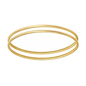 AgaKulche 20 gr 22 Carat Set of 2 Ajda Gold Bracelets