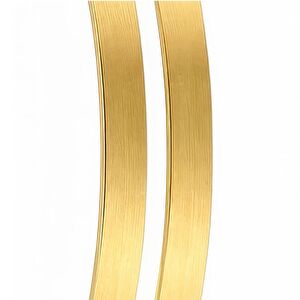 AgaKulche 20 gr 22 Carat Set of 2 Ajda Matchstick Gold Bracelets