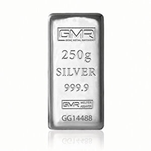 AgaKulche 250 Gram 999.9 Ayar GMR Külçe Gümüş