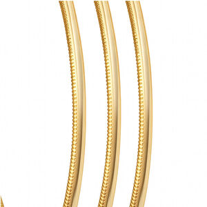 AgaKulche 30 gr 22 Carat Triple Ajda Channel Gold Bracelet