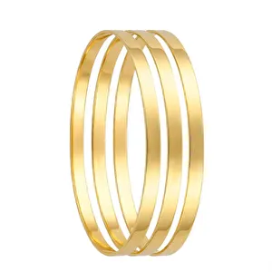AgaKulche 30 gr 22 Carat 3-Piece Ajda Matchstick Gold Bracelet