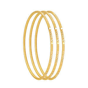 AgaKulche 30 gr 22 Carat Triple Good News Gold Bracelet