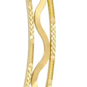 AgaKulche 30 gr 2 Pack of Good News and 1 Ajda Zigzag 22 Carat Gold Bracelet