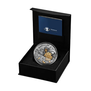 AgaKulche Achilles Gold Plated Silver Coin