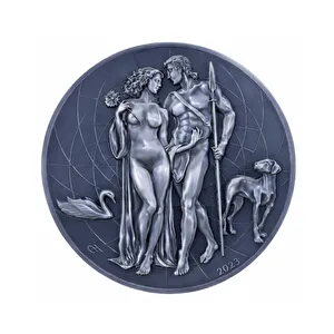 AgaKulche Afrodit ve Adonis Gümüş Sikke Coin