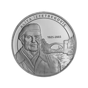 AgaKulche Aliya İzzetbegoviç Gümüş Sikke Coin