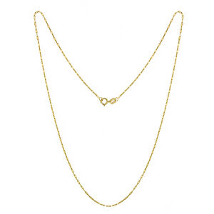 AgaKulche Hammered 14 Carat 1.00 1.10 gr Gold Chain Necklace