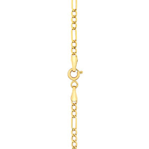 AgaKulche Figaro 14 Carat 2.10 2.20 gr Gold Chain Necklace