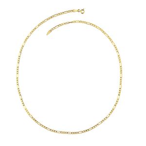 AgaKulche Figaro 14 Carat 2.10 2.20 gr Gold Chain Necklace
