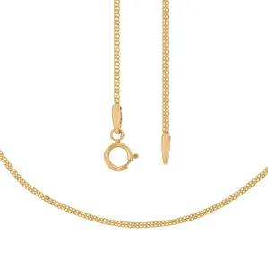 AgaKulche Mariner 14 Carat 1.25 1.35 gr Gold Chain Necklace