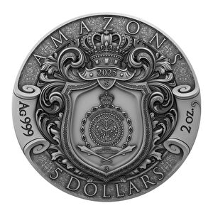 AgaKulche Amazons Gold Plated Silver Coin