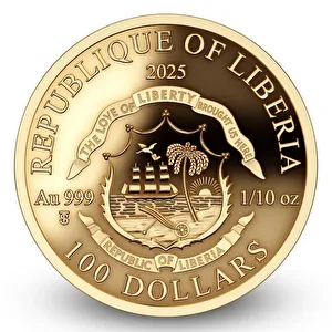 AgaKulche Amenhotep Nefertiti 1/10 Ons Altın Sikke Coin