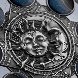 AgaKulche Lunar Calendar Silver Coin