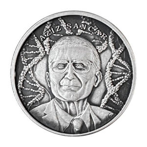 AgaKulche Aziz Sancar G&uuml;m&uuml;ş Sikke Coin