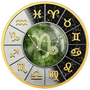 AgaKulche Burçlar Serisi Oğlak Burcu Gümüş Sikke Coin

