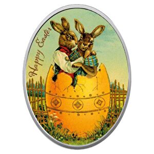AgaKulche Easter Egg 2024 16.81 gr  Gümüş Sikke Coin