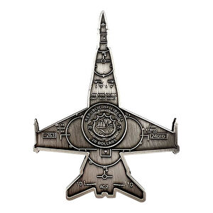 AgaKulche F-22 Jet Gümüş Sikke Coin