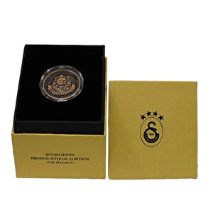 AgaKulche Galatasaray 24. Şampiyonluk Kutulu Bronz Sikke Coin