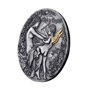 AgaKulche Girl Cupid Silver Coin