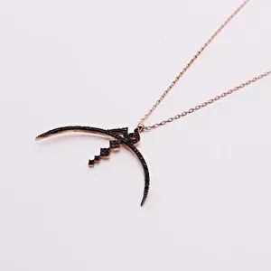 AgaKulche Silver Never Ghost Necklace