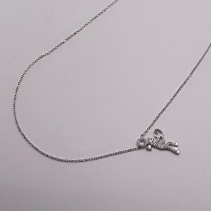 AgaKulche Silver Love Man Ghost Necklace