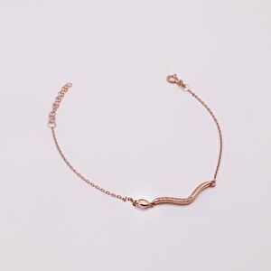 AgaKulche Silver Stone Snake Ghost Bracelet