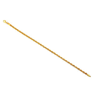 AgaKulche Halat 2,7 mm Altın Bileklik