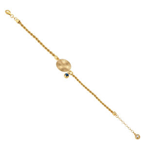 AgaKulche Rope Quarter Gold Bracelet