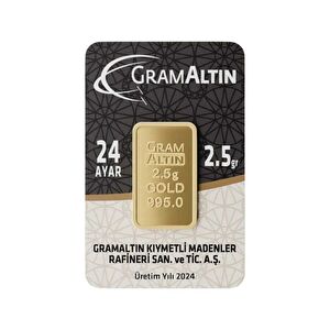 AgaKulche 2,5 gr 995 24 Ayar İAR  Külçe Altın
