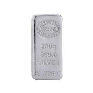 AgaKulche 250 gr 999.0 Külçe Gümüş