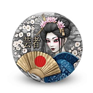 AgaKulche Japon Geyşa Gümüş Sikke Coin