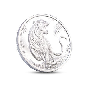 AgaKulche Kaplan Fig&uuml;rl&uuml; G&uuml;m&uuml;ş Sikke Coin