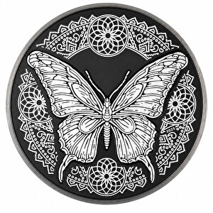 AgaKulche Butterfly Silver Coin